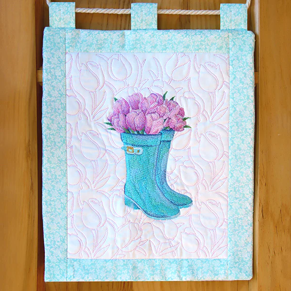 Spring Flowers - Tulips (Edge-to-Edge Quilting) - Image 10