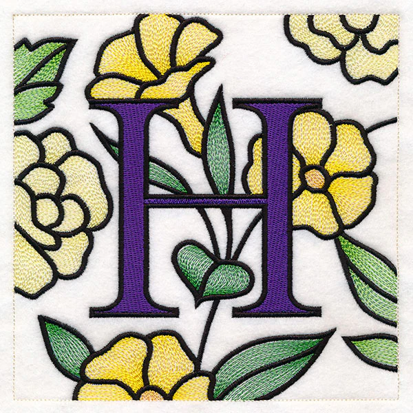 Spring into Home Flower Squares - H