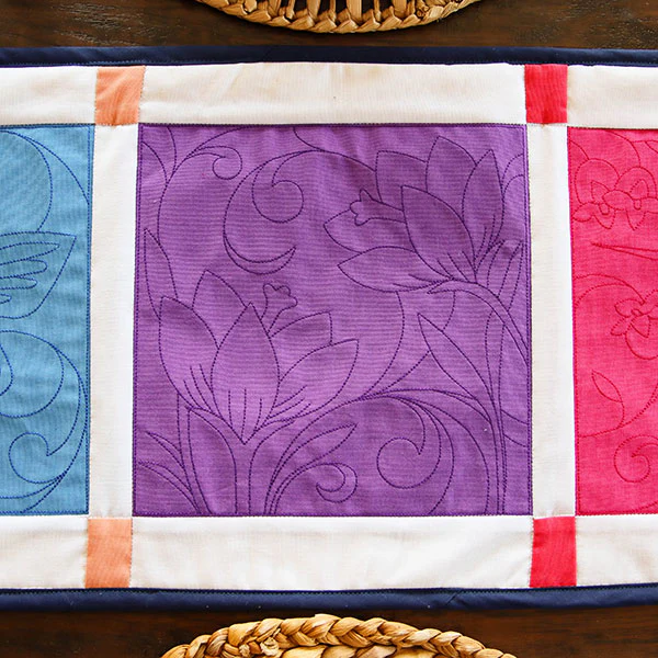 Spring Quilting - Crocuses (Double Run) - Image 3