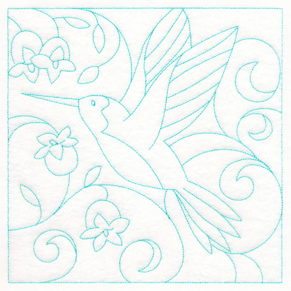 Spring Quilting - Hummingbird (Double Run)
