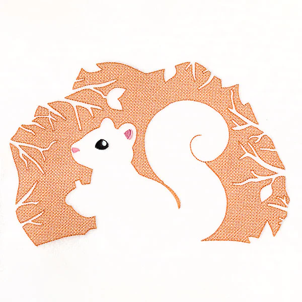 Spring Squirrel Silhouette (Embossed) - Image 10