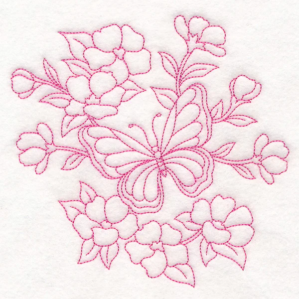 Spring Things Flowers - Butterfly 3 (Vintage)