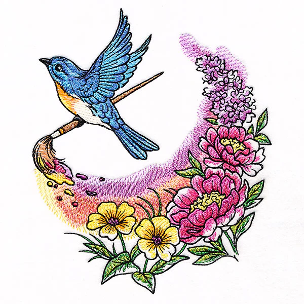Spring To Life Painting Bluebird - Image 3