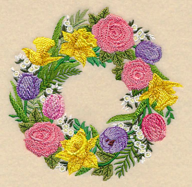 Spring Wreath of Blooms - Image 4