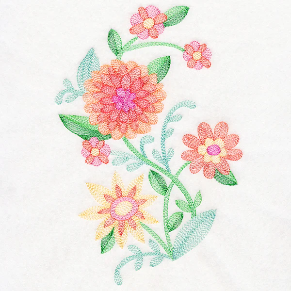 Springing Gardens Flower Spray - Image 2