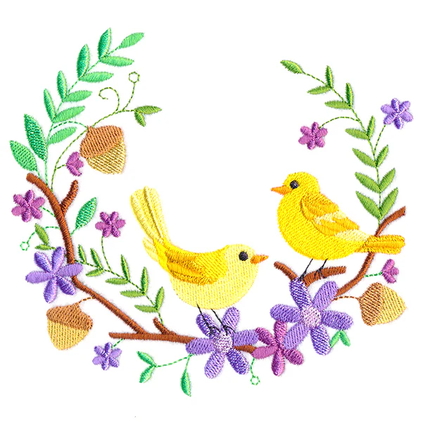 Springtime Birdies Wreath - Image 7