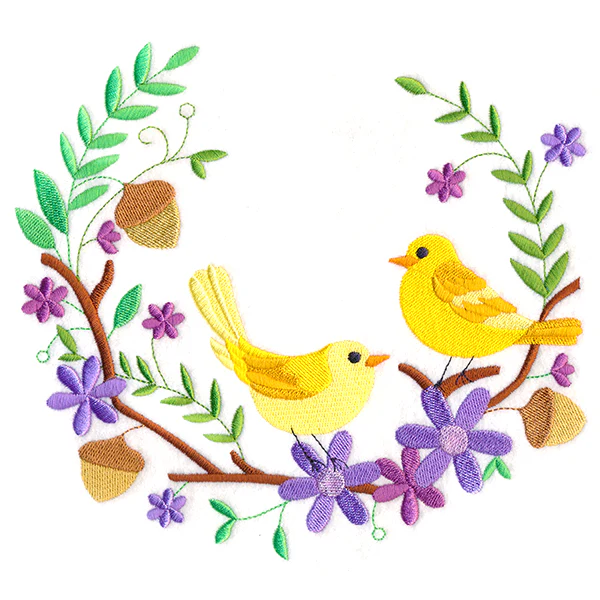 Springtime Birdies Wreath - Image 9