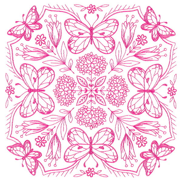 Springtime Charms Kaleidoscope Square 1 - Image 5