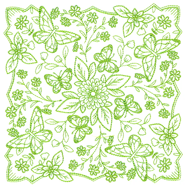 Springtime Charms Kaleidoscope Square 3 - Image 3