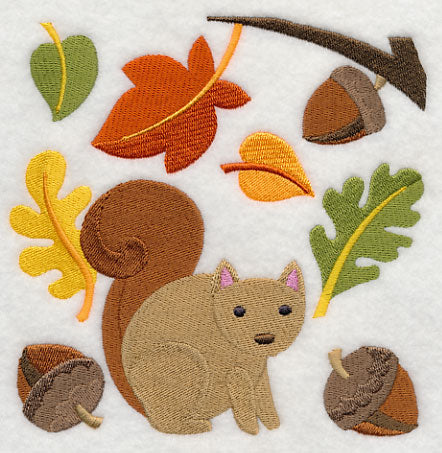 Squirrel in Autumn Acorns - Image 3