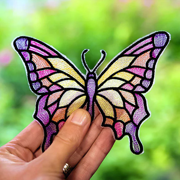 Stained Glass Butterfly 2 (Organza) - Image 9