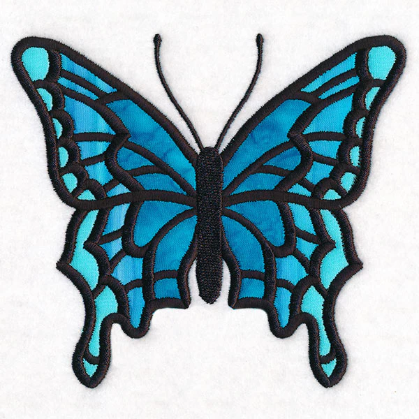 Stained Glass Butterfly (Applique) - Image 5