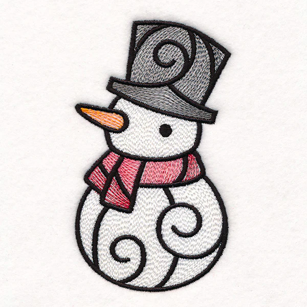 Stained Glass Christmas Accents - Snowman - Image 5