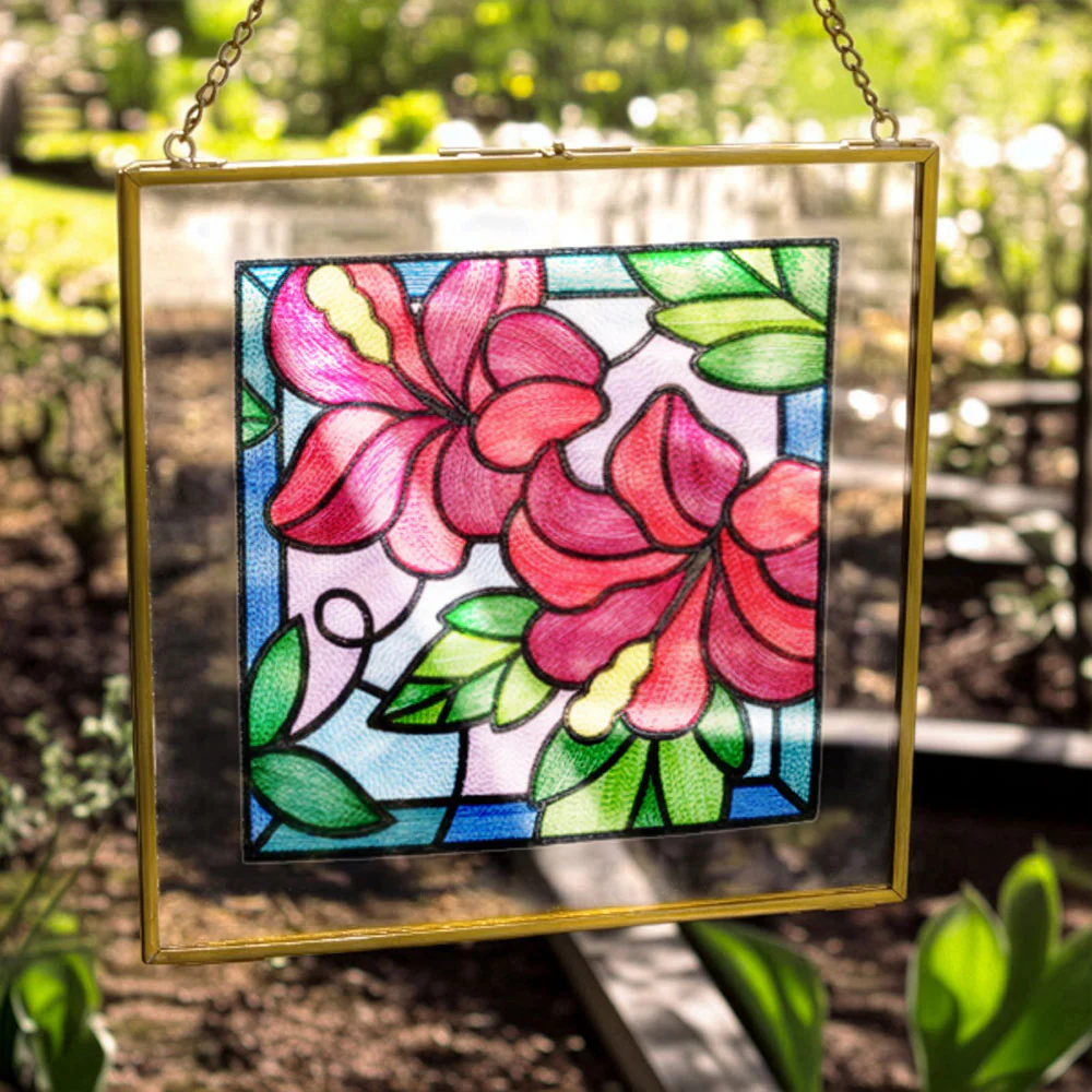 Stained Glass Garden - Hibiscus - Image 7