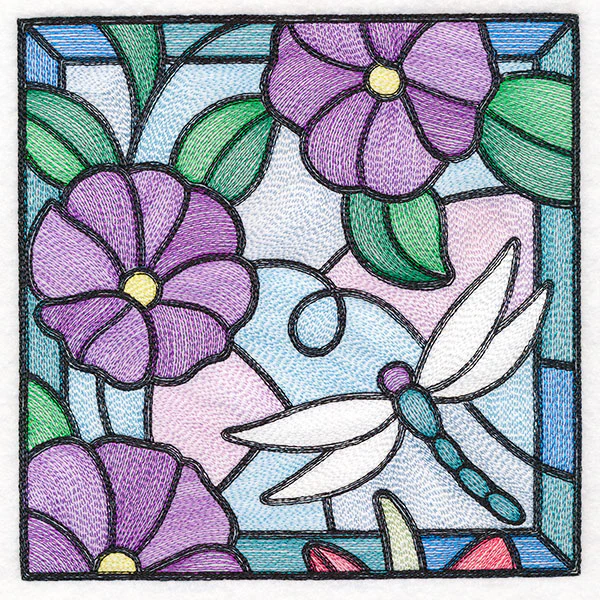 Stained Glass Garden - Petunias - Image 4