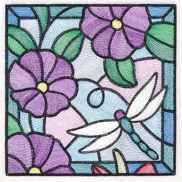 Stained Glass Garden - Petunias - Image 7