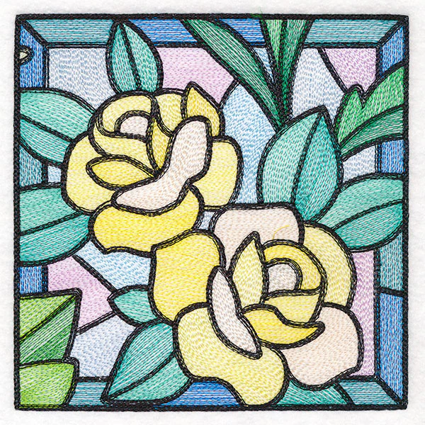 Stained Glass Garden - Roses - Image 7
