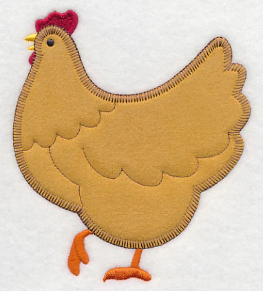 Standing Chicken (Heirloom Applique) - Image 3