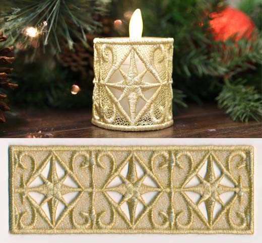 Star Candle Wrap (Lace) - Image 3