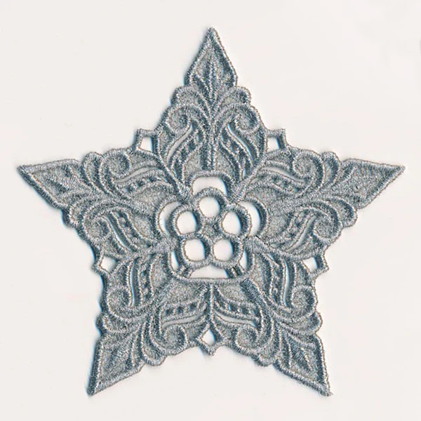 Star Gift Topper (Lace) - Image 3