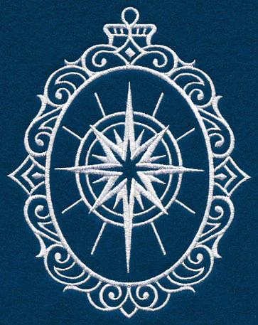 Star of Bethlehem Cameo (Whitework) - Image 3