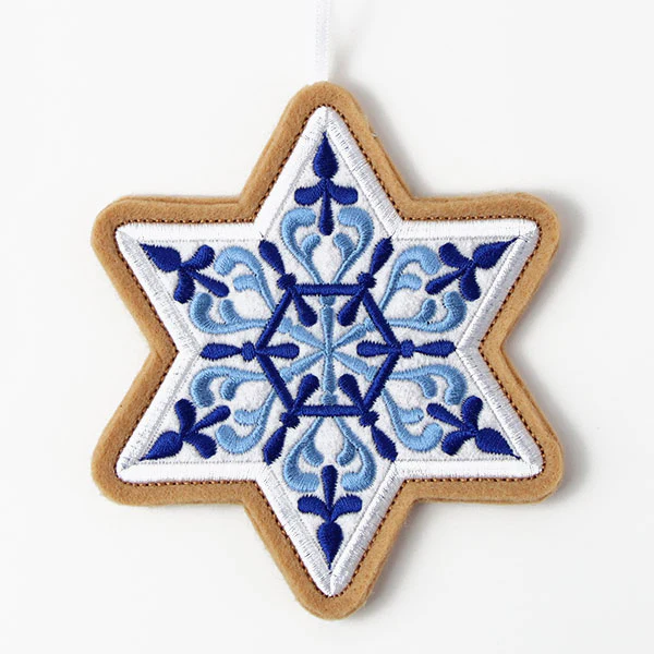 Star of David Cookie Ornament (In-the-Hoop) - Image 10