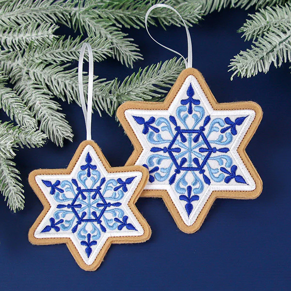 Star of David Cookie Ornament (In-the-Hoop) - Image 12