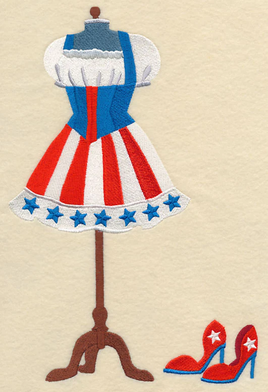 Star-Spangled Dress Form - Hers - Image 5