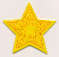 Star Swirls Topper (In-the-Hoop)