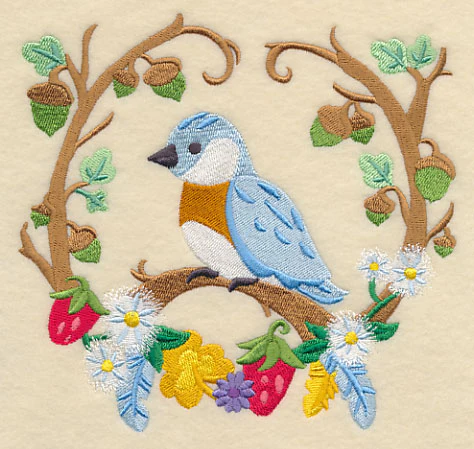 Storybook Bluebird Wreath - Image 3