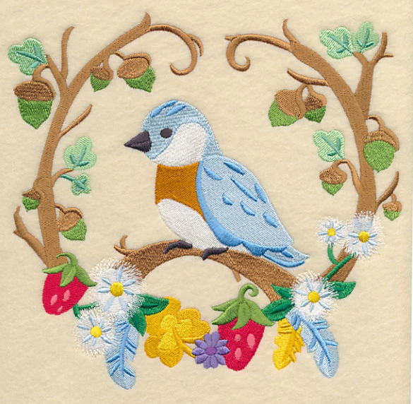 Storybook Bluebird Wreath - Image 5