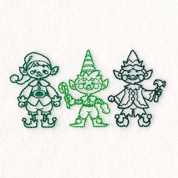 Storybook Christmas Characters -  Elves - Image 5