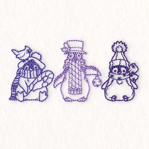 Storybook Christmas Characters - Penguins - Image 5