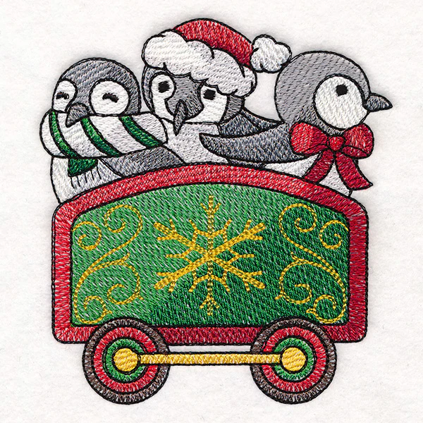 Storybook Christmas Train - Penguin Car - Image 7