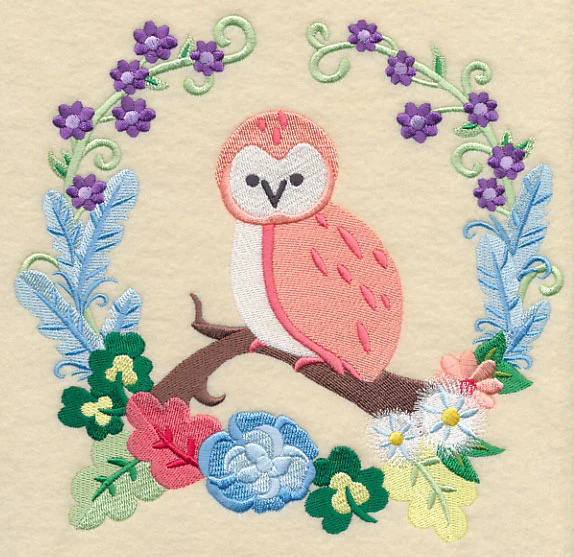 Storybook Owl Wreath