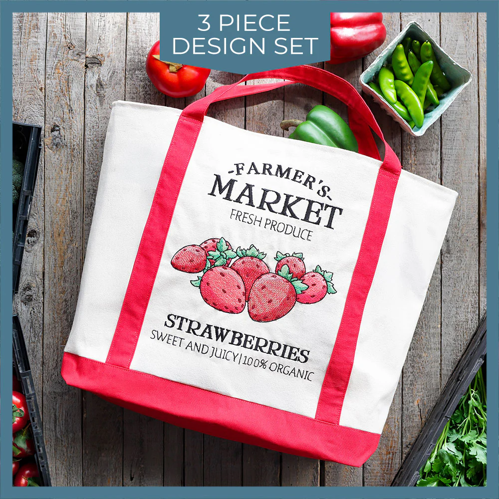 Strawberry Market Sign Panel Set - Image 10