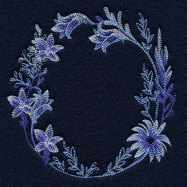 Stunning in Cyanotype Wreath - Image 3