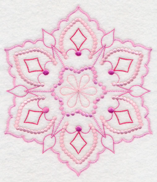 Stunning Snowflake Fancy (Candlewicking) - Image 5