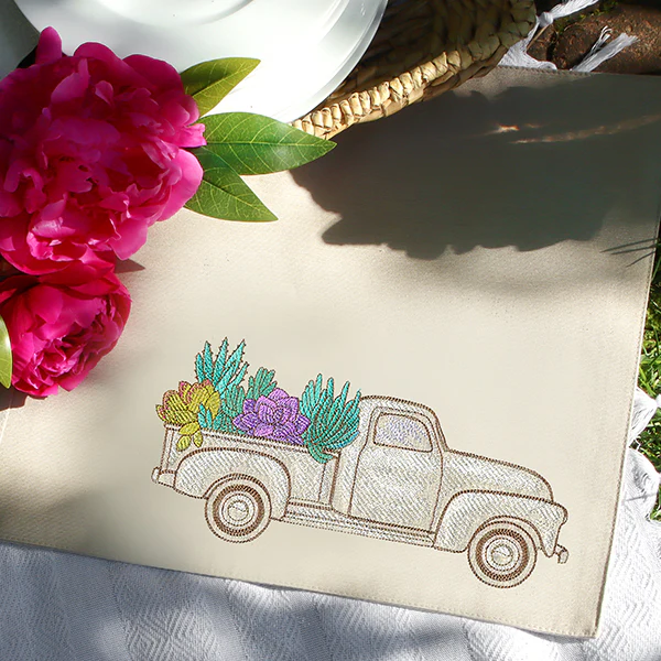 Succulent Retro Truck - Image 2