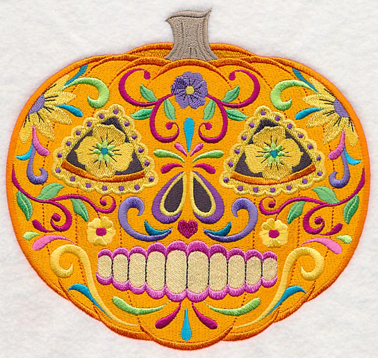 Sugar Skull Pumpkin - Image 4