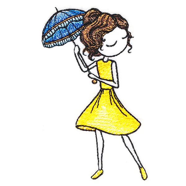 Summer Breeze Beauty with Parasol - Image 3