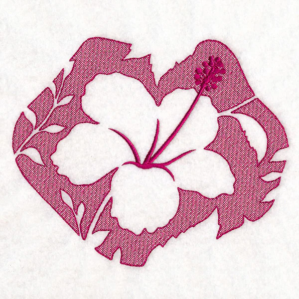 Summer Escape Hibiscus Flower (Embossed) - Image 4