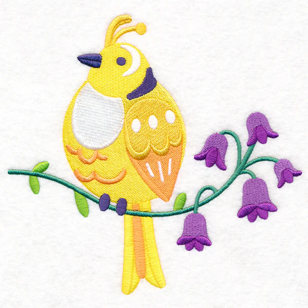 Summer Fun Bird and Flowers 3 - Image 7