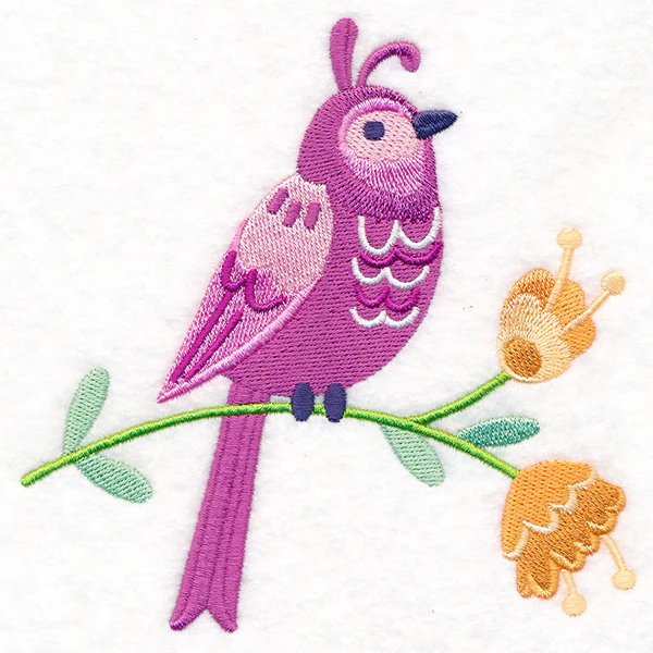 Summer Fun Bird and Flowers 4 - Image 5