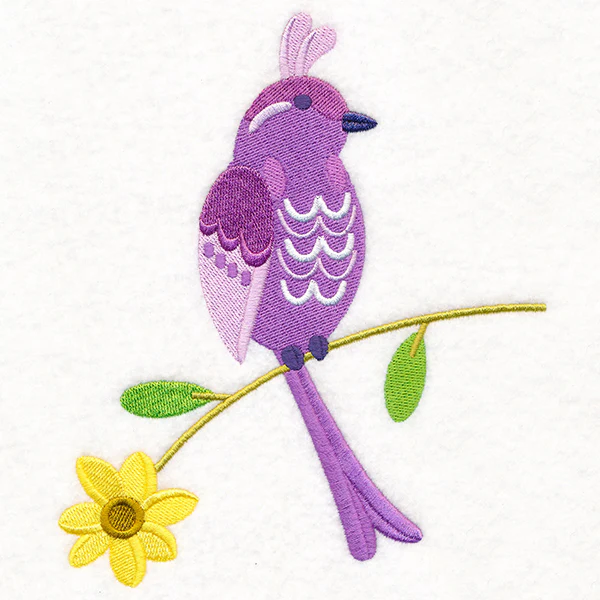 Summer Fun Bird and Flowers 5 - Image 3