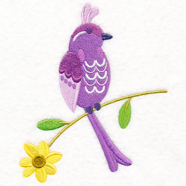 Summer Fun Bird and Flowers 5 - Image 5