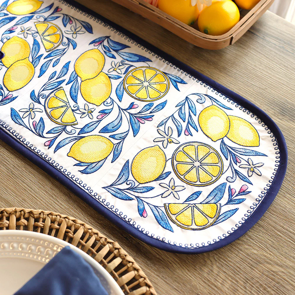 Summer Lemon Table Runner Set - Image 3