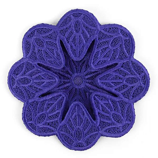 Summer Petals Wine Glass Coaster (Lace) - Image 2