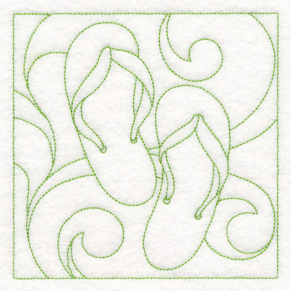 Summer Quilting - Flip-Flops (Double Run) - Image 4
