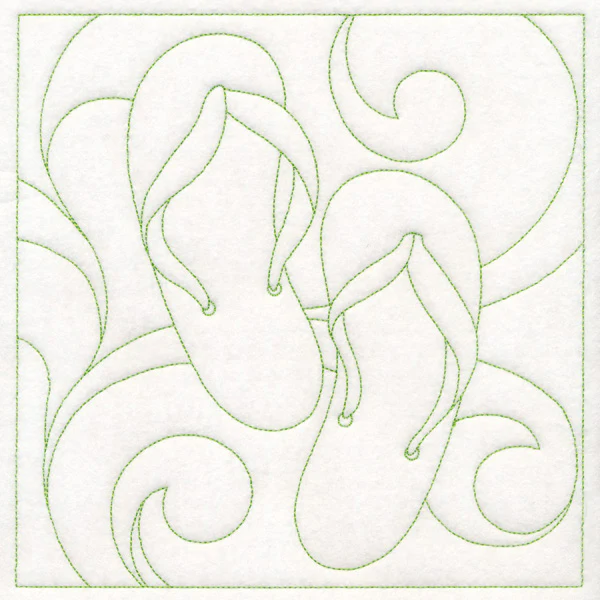 Summer Quilting - Flip-Flops (Double Run) - Image 6